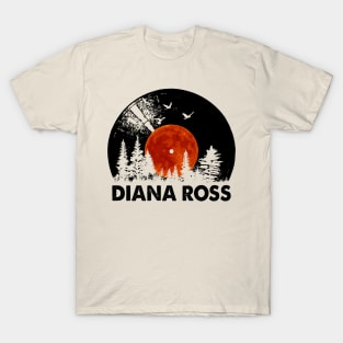 Diana Name Record Music Forest Gift T-Shirt